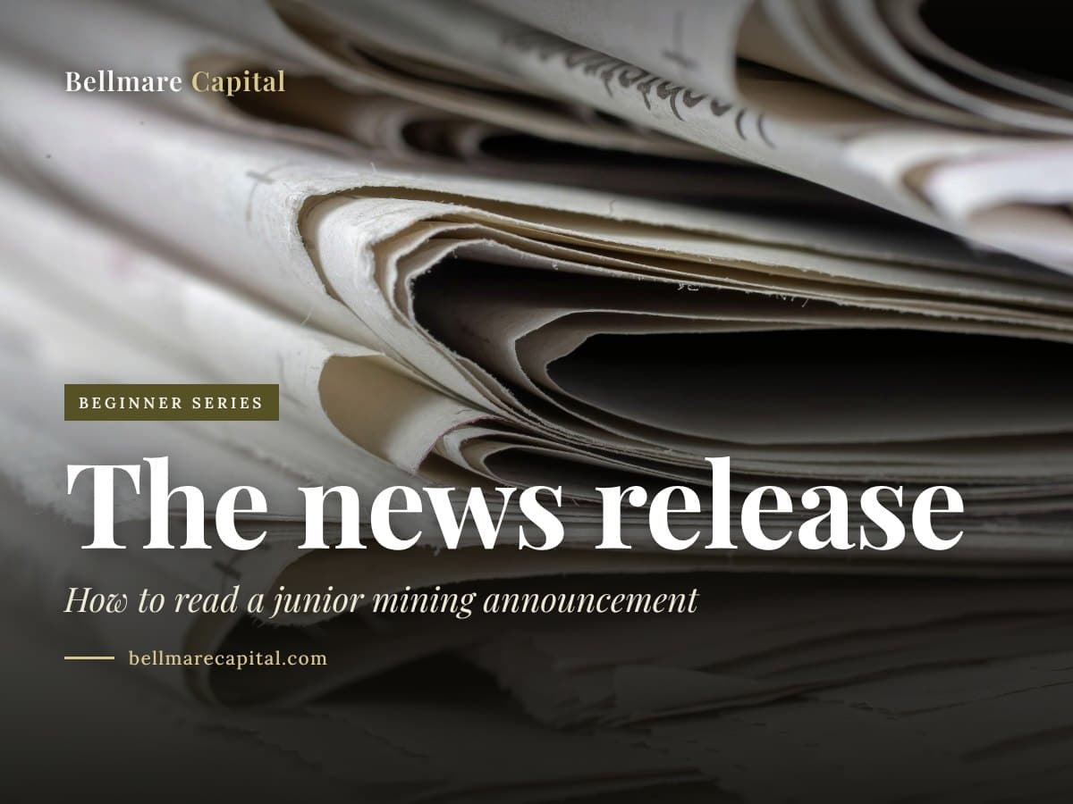 A stack of folded newspapers, under the headline The news release