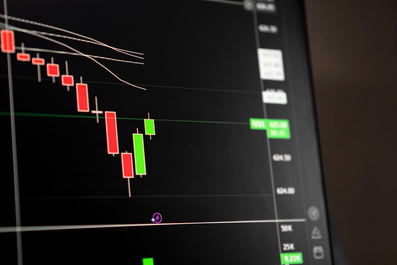A candlestick price chart on a dark trading screen, under the headline How Metals Are Priced